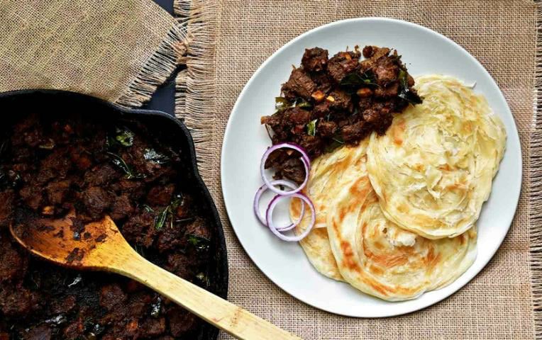 Parotta-and-beef-fry